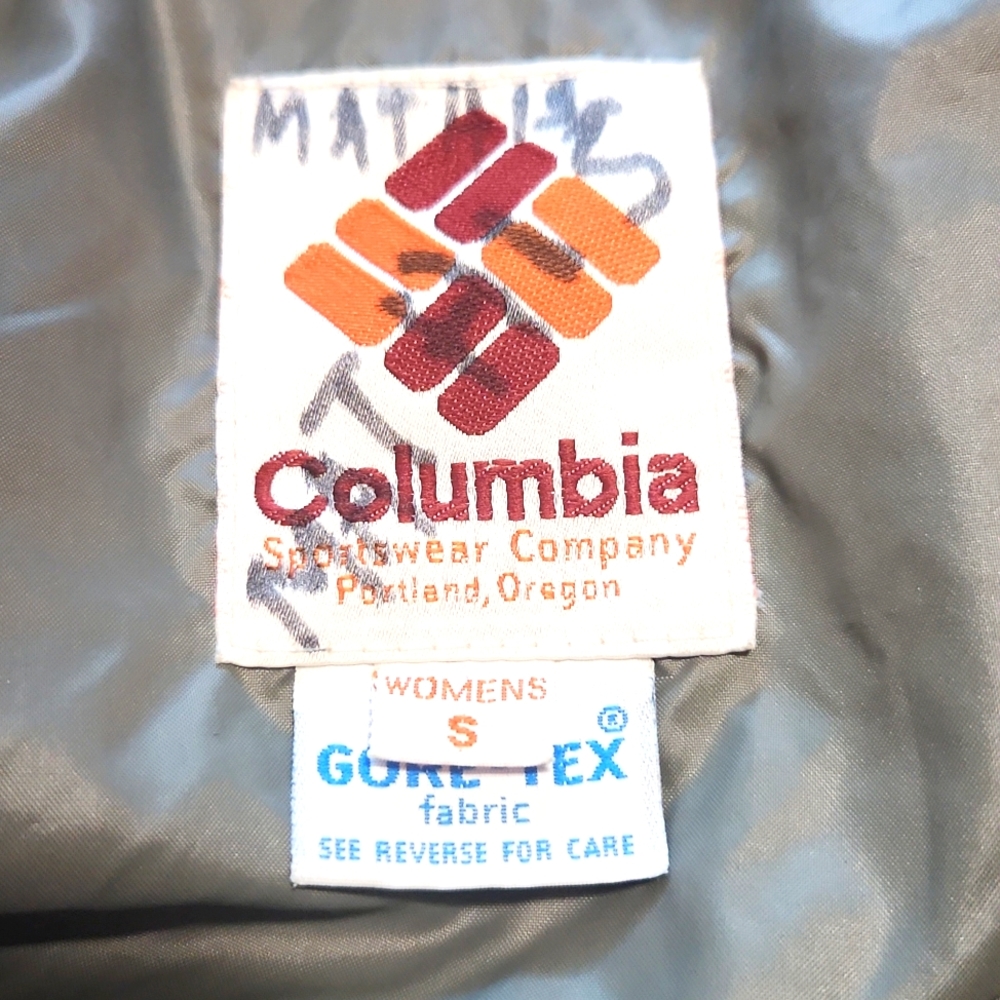 Vintage Columbia Gore-Tex 80's 90's Field Ski Rain Hooded Jacket Women's Small - Picture 10 of 16